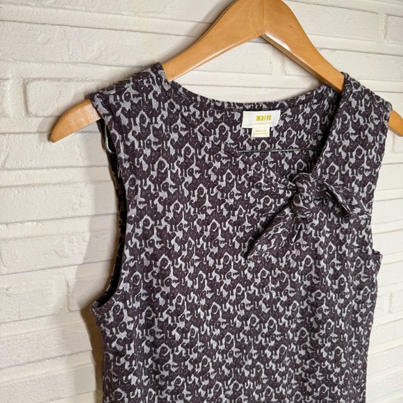 Maeve Gray and Black Tomcat Cat Print Sleeveless Blouse, Women’s Size Medium - Picture 6 of 10